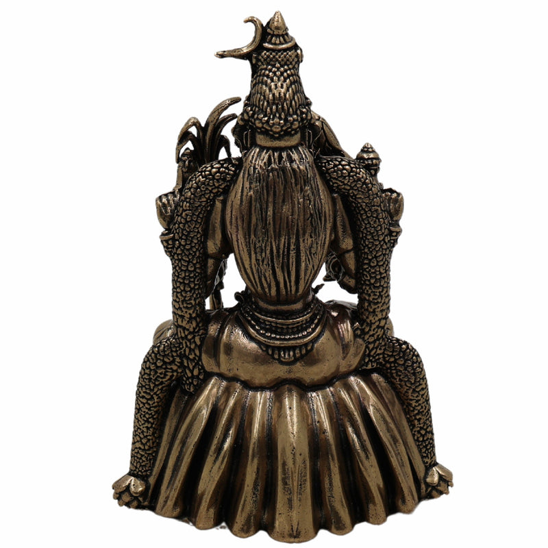 Bhunes Brass Kamakshi Idol – Handcrafted Kamakhya Devi, Tripura Sundari, Raja Rajeshwari & Meenakshi Murti For Home Temple & Pooja,Gold, 4 Inch, 1 Piece