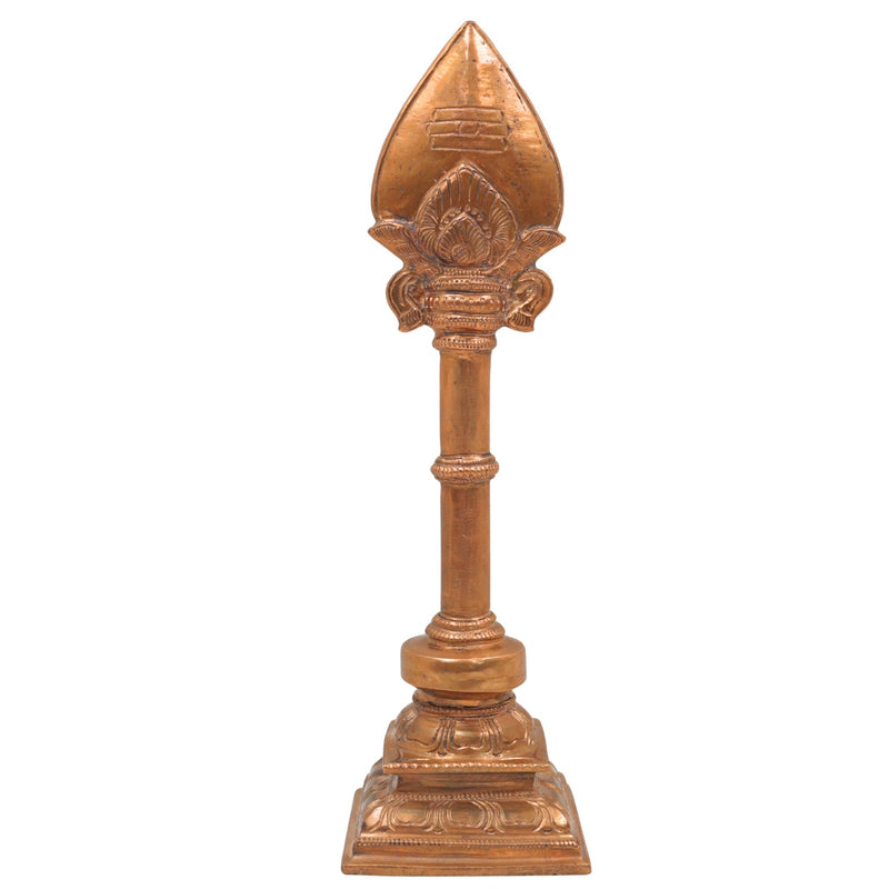 Panchaloha Bronze Murugan Vel, Divine Shakti Vel, Subramanya Vel, Kumara Vel, Velayutha Spear for Pooja, Abhishekam & Temple Decor, Gold, 12.5 Inch, 1 Piece