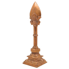 Panchaloha Bronze Murugan Vel, Divine Shakti Vel, Subramanya Vel, Kumara Vel, Velayutha Spear for Pooja, Abhishekam & Temple Decor, Gold, 12.5 Inch, 1 Piece