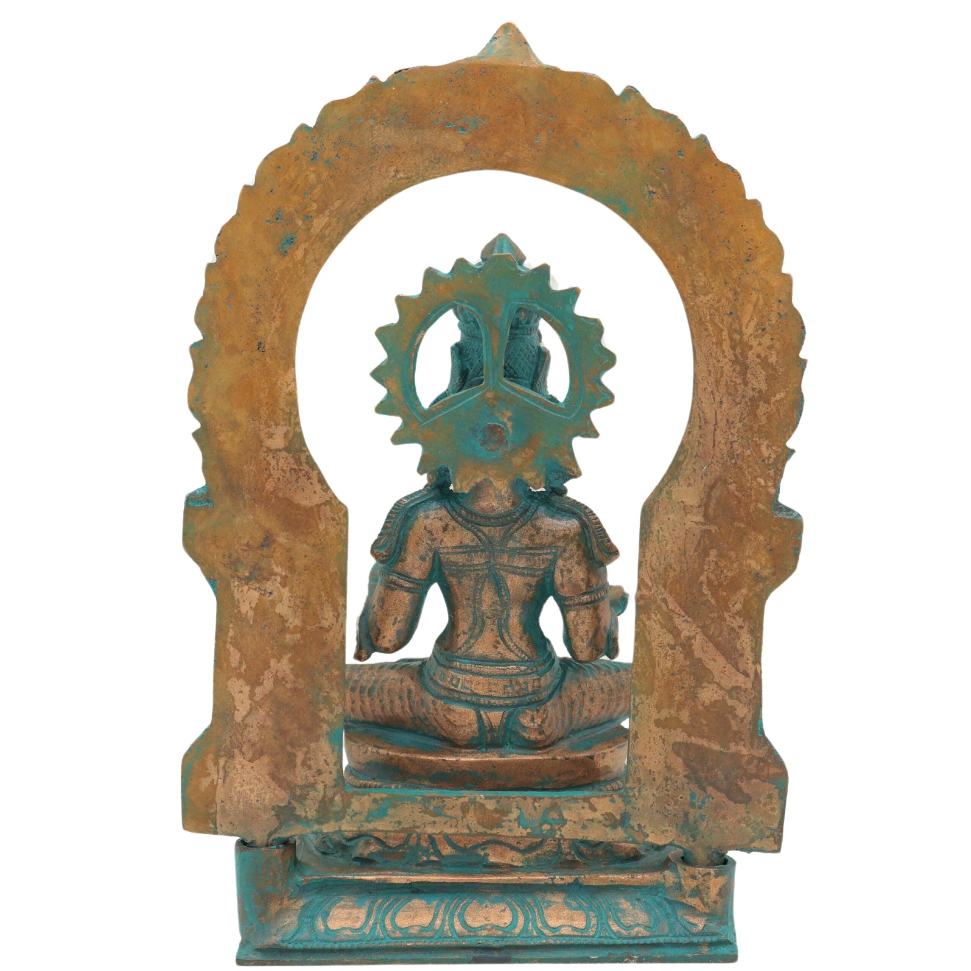 Bronze Handcrafted Panchaloha Annapurna Devi Idol | Chola Art Annapurneshwari Statue for Puja & Decor | Traditional South Indian Goddess Murti, Brown, 8.5 Inch, 1 Piece