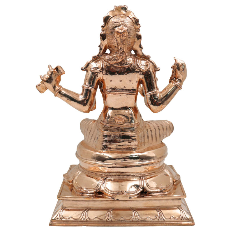 Bronze Handcrafted Balambika Idol | Bala Tripura Sundari Kumari Devi Statue in Panchaloha | South Indian Chola Art Child Goddess Bala Shakti Murti, Gold, 12.5 Inch, 1 Piece