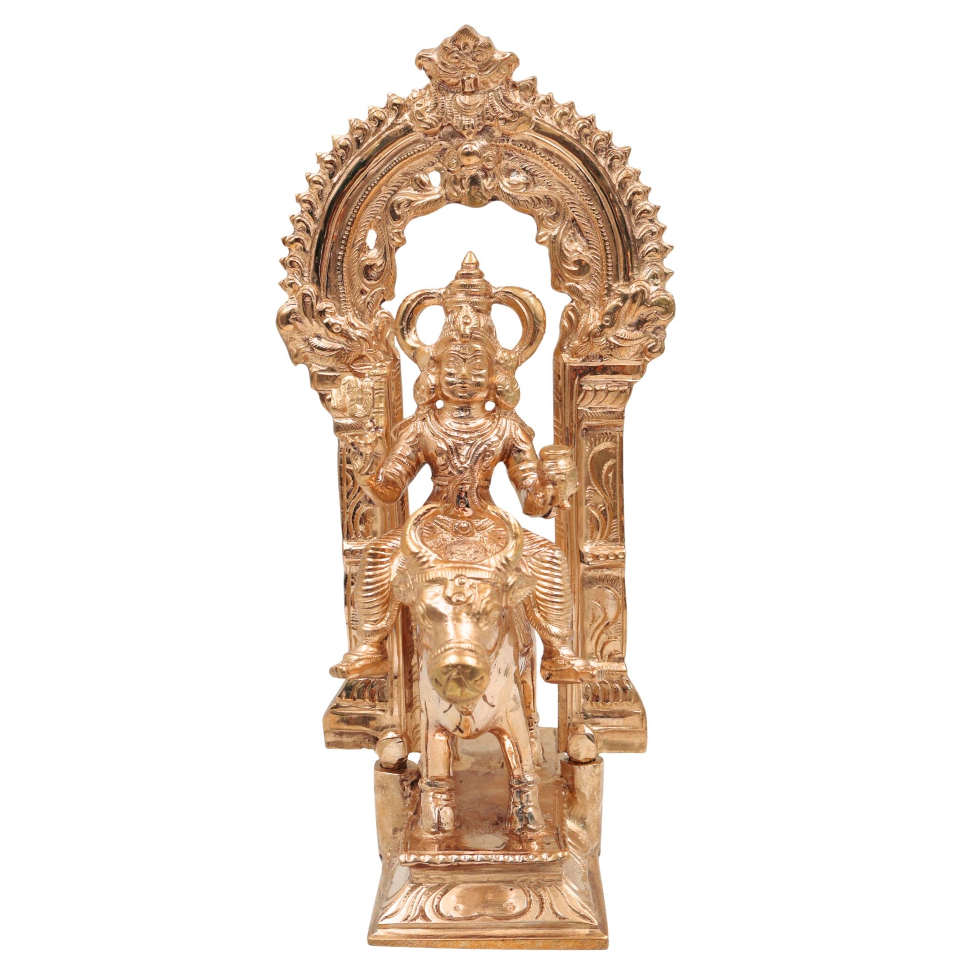 Bronze Vishnumaya Kuttichathan Idol | Panchaloha Chathan Swamy Statue | Handcrafted South Indian Vishnumaya Deivam Murti | Chola Art Panchadhatu Thampuran Sculpture, Gold, 9.5 Inch, 1 Piece