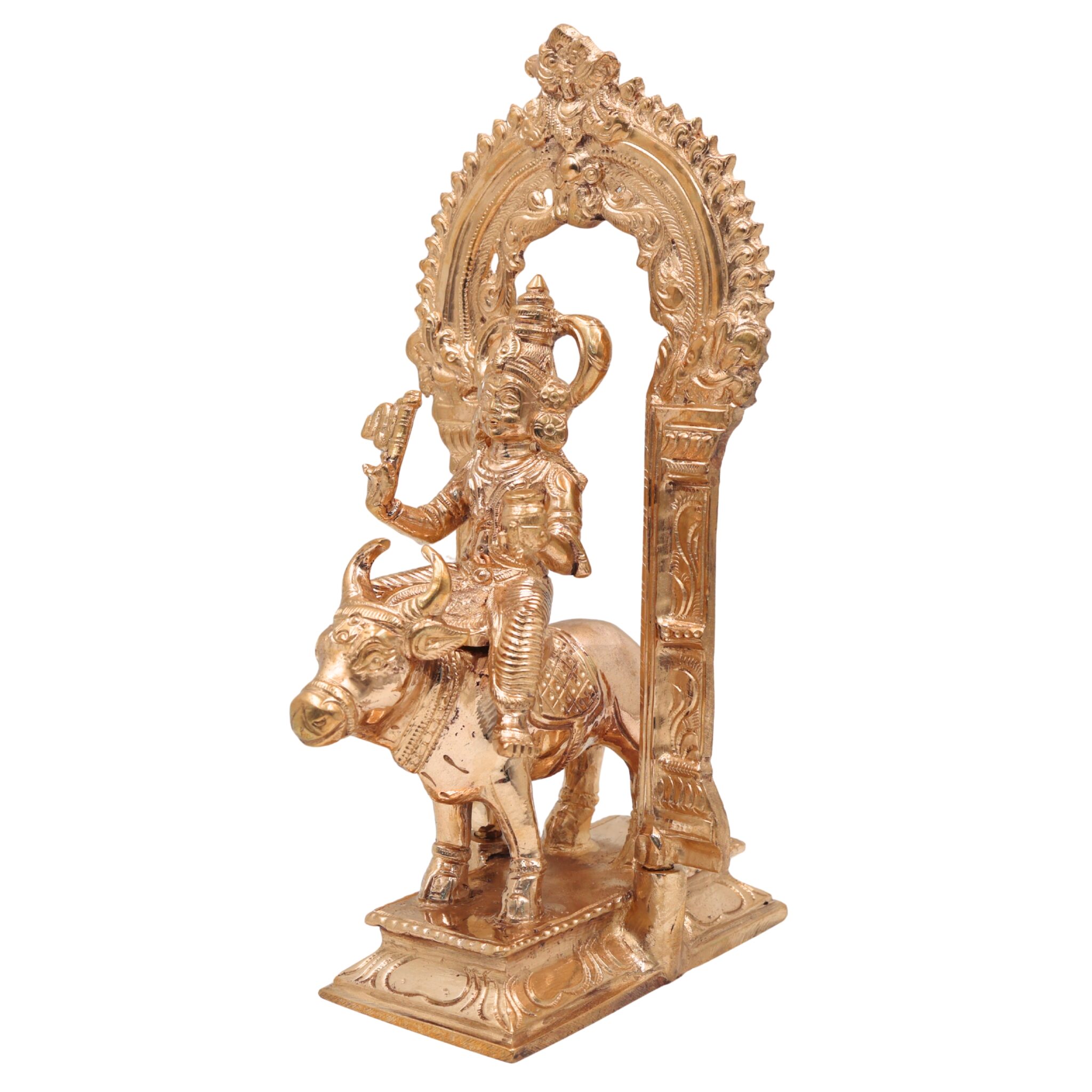 Bronze Vishnumaya Kuttichathan Idol | Panchaloha Chathan Swamy Statue | Handcrafted South Indian Vishnumaya Deivam Murti | Chola Art Panchadhatu Thampuran Sculpture, Gold, 9.5 Inch, 1 Piece