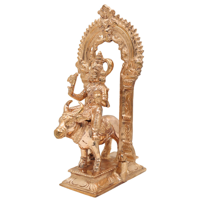 Bronze Vishnumaya Kuttichathan Idol | Panchaloha Chathan Swamy Statue | Handcrafted South Indian Vishnumaya Deivam Murti | Chola Art Panchadhatu Thampuran Sculpture, Gold, 9.5 Inch, 1 Piece