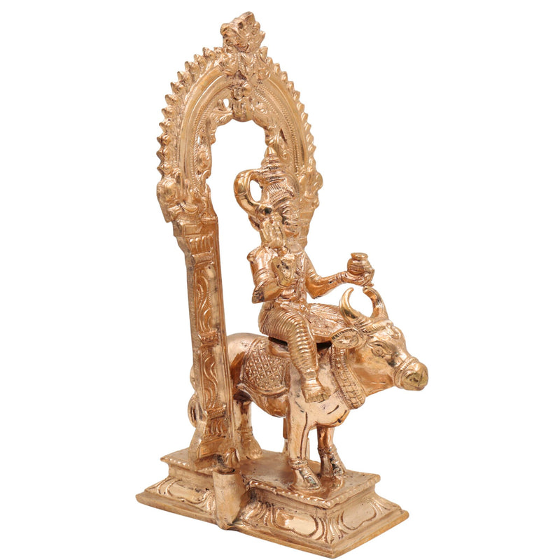 Bronze Vishnumaya Kuttichathan Idol | Panchaloha Chathan Swamy Statue | Handcrafted South Indian Vishnumaya Deivam Murti | Chola Art Panchadhatu Thampuran Sculpture, Gold, 9.5 Inch, 1 Piece