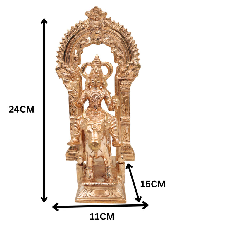 Bronze Vishnumaya Kuttichathan Idol | Panchaloha Chathan Swamy Statue | Handcrafted South Indian Vishnumaya Deivam Murti | Chola Art Panchadhatu Thampuran Sculpture, Gold, 9.5 Inch, 1 Piece