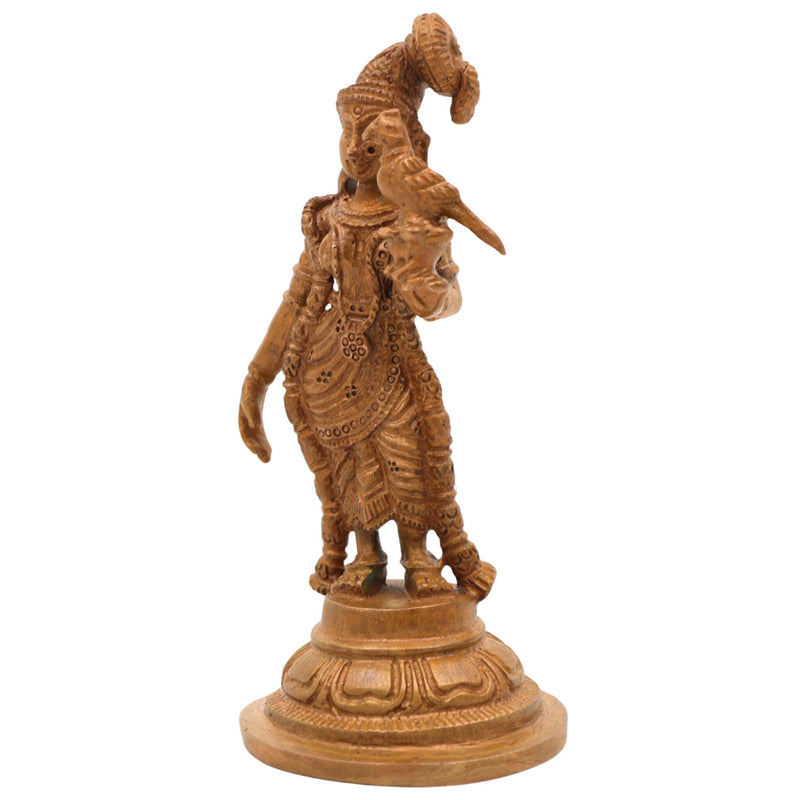 Bronze Handcrafted Meenakshi Idol | Madurai Meenakshi Temple Statue | Panchaloha Murti | Meenakshi Amman Figurine for Pooja & Home Decor, Brown, 3.5 Inch, 1 Piece