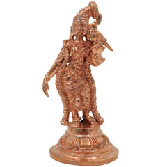 Bronze Handcrafted Meenakshi Idol | Panchaloha Murti of Madurai Meenakshi Amman | Temple-Style South Indian Goddess Statue, Gold, 3.5 Inch, 1 Piece