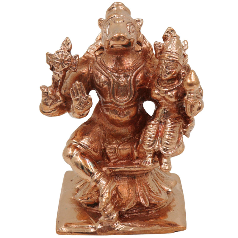 Bronze Handcrafted Varaha Lakshmi Idol | Panchaloha Murti of Bhudevi & Varahi | Temple & Home Decor Statue, Gold, 2.5 Inch, 1 Piece