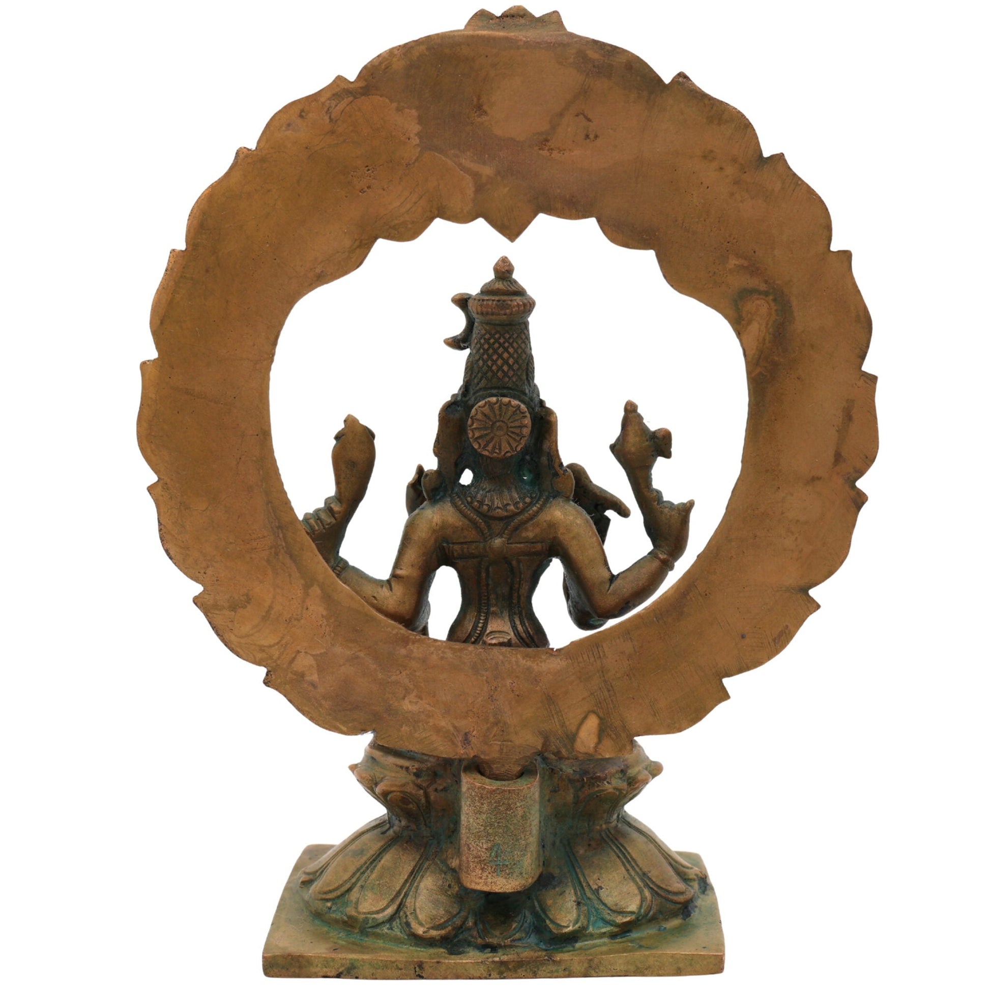 Bronze Kamakshi Idol | Panchaloha Kamakshi Statue | Handcrafted Chola Art Murti | Sri Kamakshi Devi, Kameshwari, Kanchi Kamakshi for Pooja & Home Temple, Brown, 8 Inch, 1 Piece