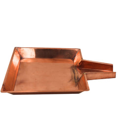 Copper Abhishek Patra / Pooja Thali for Ganesh Lakshmi Pooja, Tamra  Plate, Hindu Ritual Offering Plate, Temple Decorative Puja Samagri, Gold, 9.5 Inch, 1 Piece