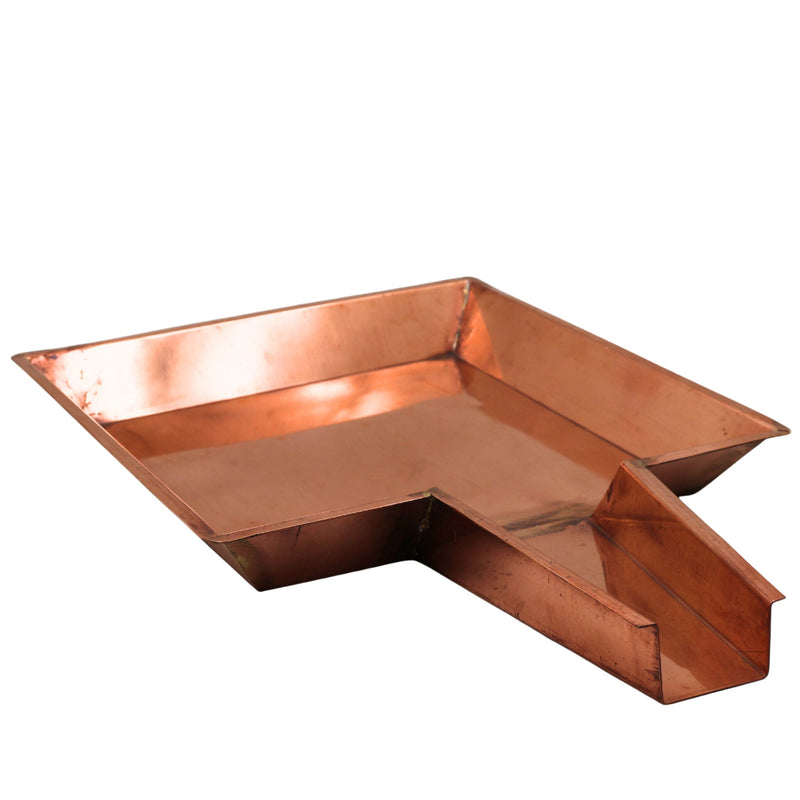 Copper Abhishek Patra / Pooja Thali for Ganesh Lakshmi Pooja, Tamra  Plate, Hindu Ritual Offering Plate, Temple Decorative Puja Samagri, Gold, 9.5 Inch, 1 Piece