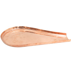 Copper Abhishek Patra Somsutra for Shivling Handcrafted Traditional Vedic Ritual Gifting Vessel, Gold, 9 Inch, 1 Piece