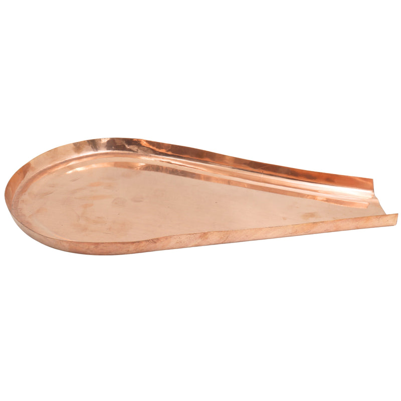 Copper Abhishek Patra Somsutra for Shivling Handcrafted Traditional Vedic Ritual Gifting Vessel, Gold, 9 Inch, 1 Piece