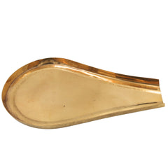 Brass Abhisheka Patra / Puja for Lord Shiva, Shivling Abhishekam Vessel, Hindu Temple Ritual Water Pot, Gold, 8 Inch, 1 Piece