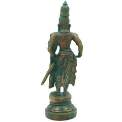 Bronze Rajaraja Chola King Sculpture | Arulmozhivarman Chola Dynasty Idol | Rajaraja the Great, Rajakesari, Ponniyin Selvan | Handcrafted Chola Art Bronze Statue, Brown, 9 Inch, 1 Piece