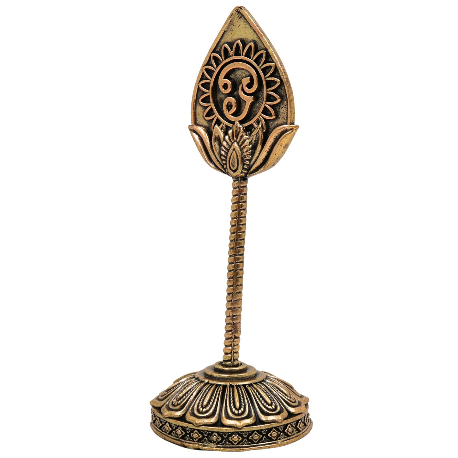 Brass Murugan Vel Idol – Handcrafted Lord Murugan, Vetrivel, Vadivel, Palanivel for Pooja, Temple, Home Decor & Spiritual Blessings, Gold, 6 Inch, 1 Piece