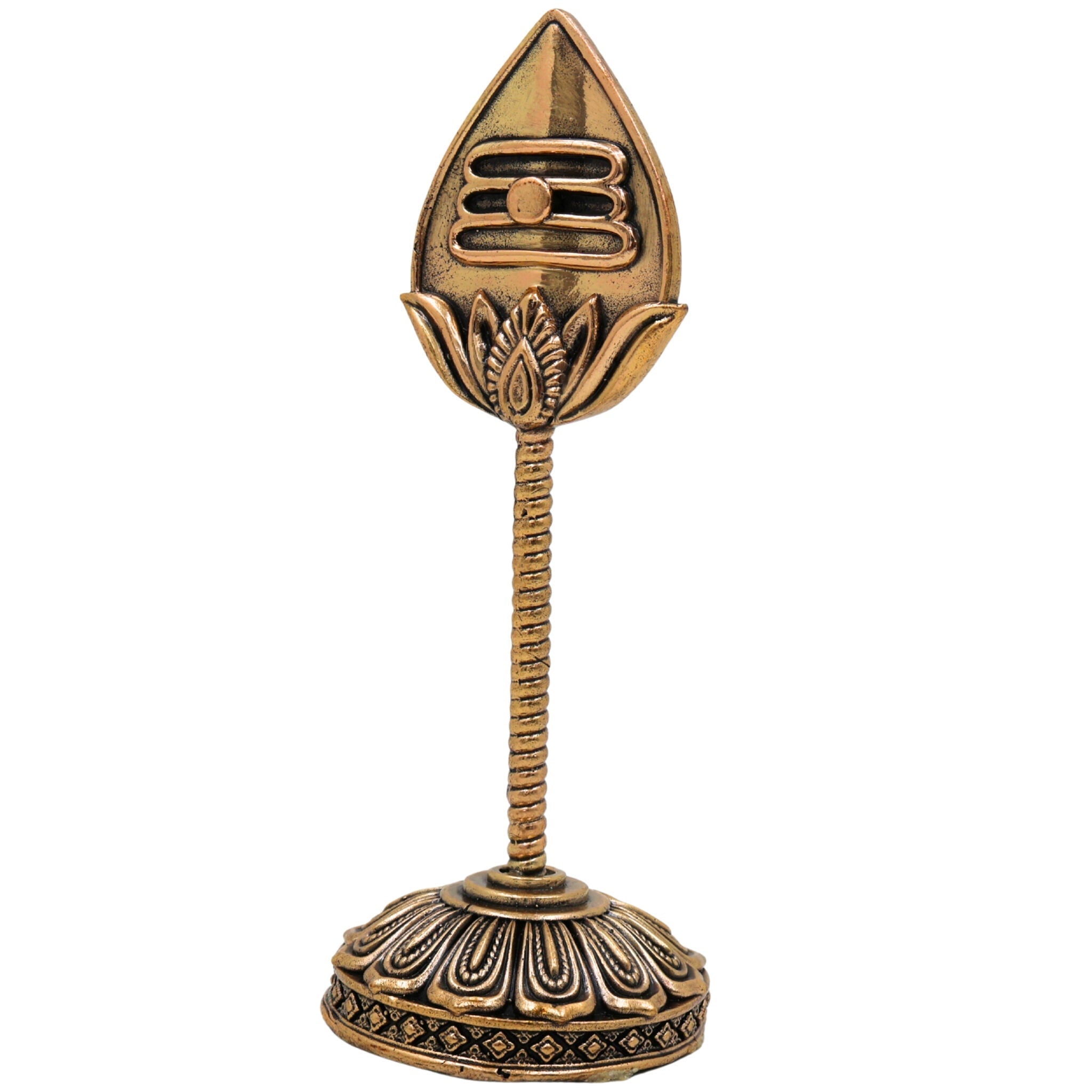 Brass Murugan Vel Idol – Handcrafted Lord Murugan, Vetrivel, Vadivel, Palanivel for Pooja, Temple, Home Decor & Spiritual Blessings, Gold, 6 Inch, 1 Piece