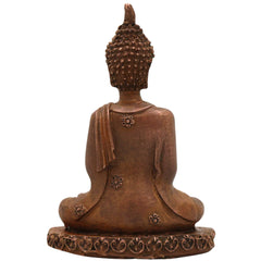 Bronze Buddha Idol | Gautam Buddha Statue | Meditating Shakyamuni | Panchaloha / Ashtadhatu Spiritual Figurine | Lord Tathagata Decor, Brown, 3 Inch, 1 Piece