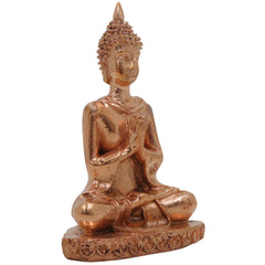 Bronze Buddha Idol | Handcrafted Meditation Shankya Muni Murti, Spiritual Decor, Gold, 3 Inch, 1 Piece