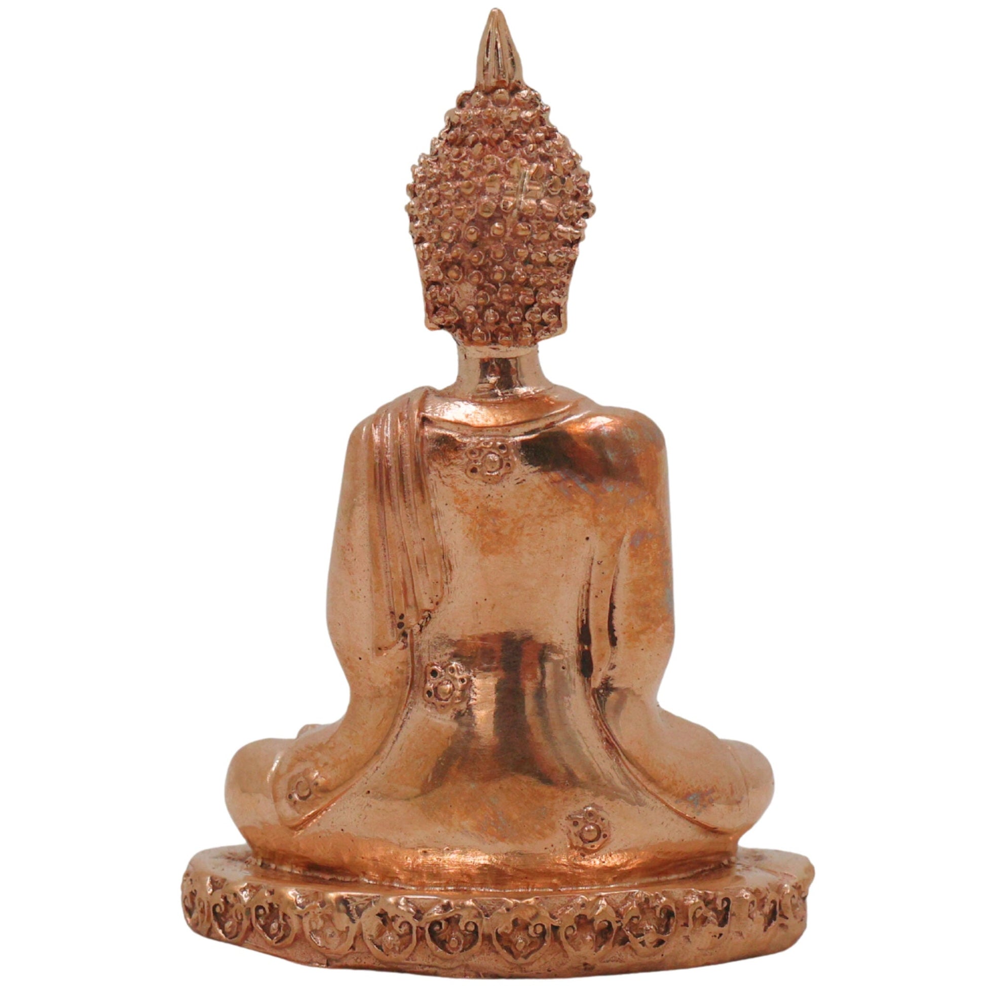 Bronze Buddha Idol | Handcrafted Meditation Shankya Muni Murti, Spiritual Decor, Gold, 3 Inch, 1 Piece