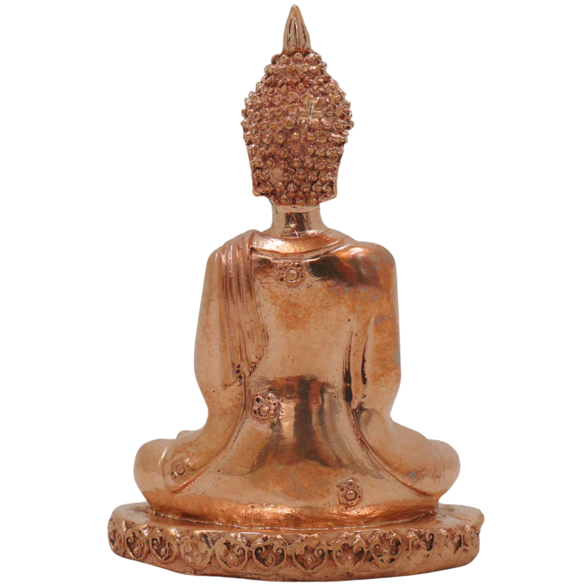 Bronze Buddha Idol | Handcrafted Meditation Shankya Muni Murti, Spiritual Decor, Gold, 3 Inch, 1 Piece