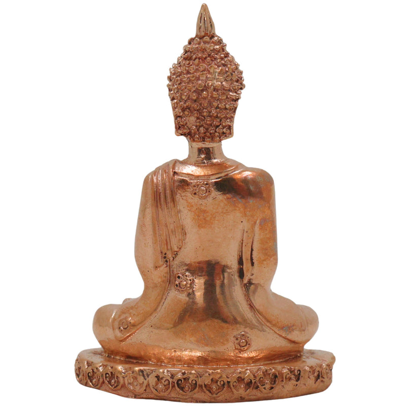 Bronze Buddha Idol | Handcrafted Meditation Shankya Muni Murti, Spiritual Decor, Gold, 3 Inch, 1 Piece