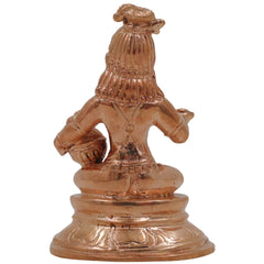 Bronze Handmade Krishna Idol, Panchaloha Gopal Murti, Kanhaiya Govinda Balakrishna Statue, Chola Art Panchdhatu Idol, Gold, 3 Inch, 1 Piece