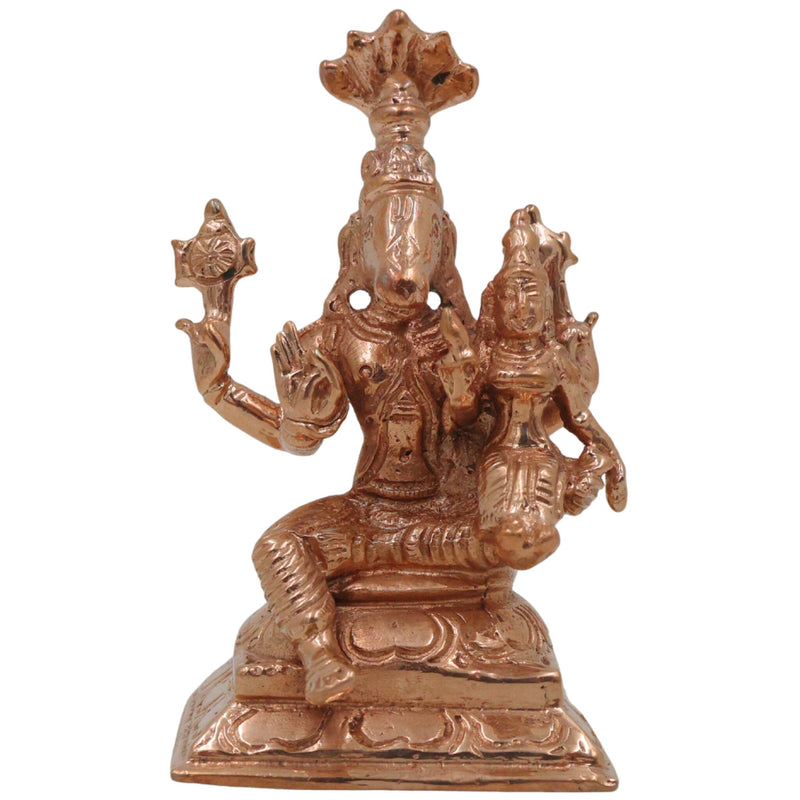 Bronze Varaha Lakshmi Idol, Panchaloha Varahi Amman Statue, Bhudevi Deity, Handcrafted Chola Art, Ashtadhatu Temple Collectible, Gold, 3 Inch, 1 Piece