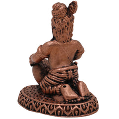 Copper Krishna Idol, Handcrafted Tamra Gopala Murti,Thamira Govinda Statue, Balakrishna Vigraham, Pure Tamraloha Kanha Moorti for Pooja & Home Decor, Brown, 2 Inch, 1 Piece