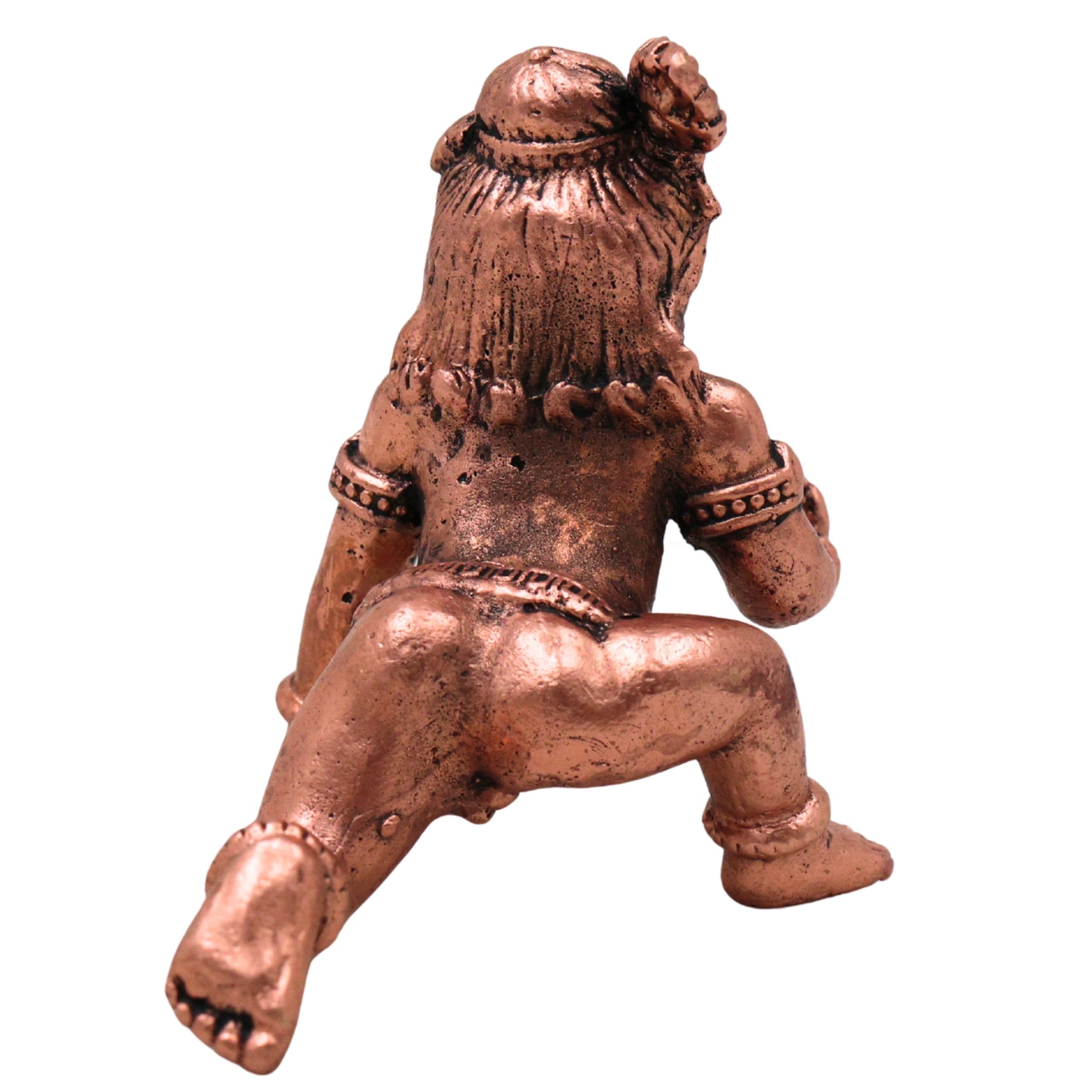 Copper Krishna Idol Tamra Govinda Gopala Murti Tamba Shyamsundar Madhava Murlidhar Vigraha for Pooja Mandir Home Decor Gift, Brown, 2 Inch, 1 Piece