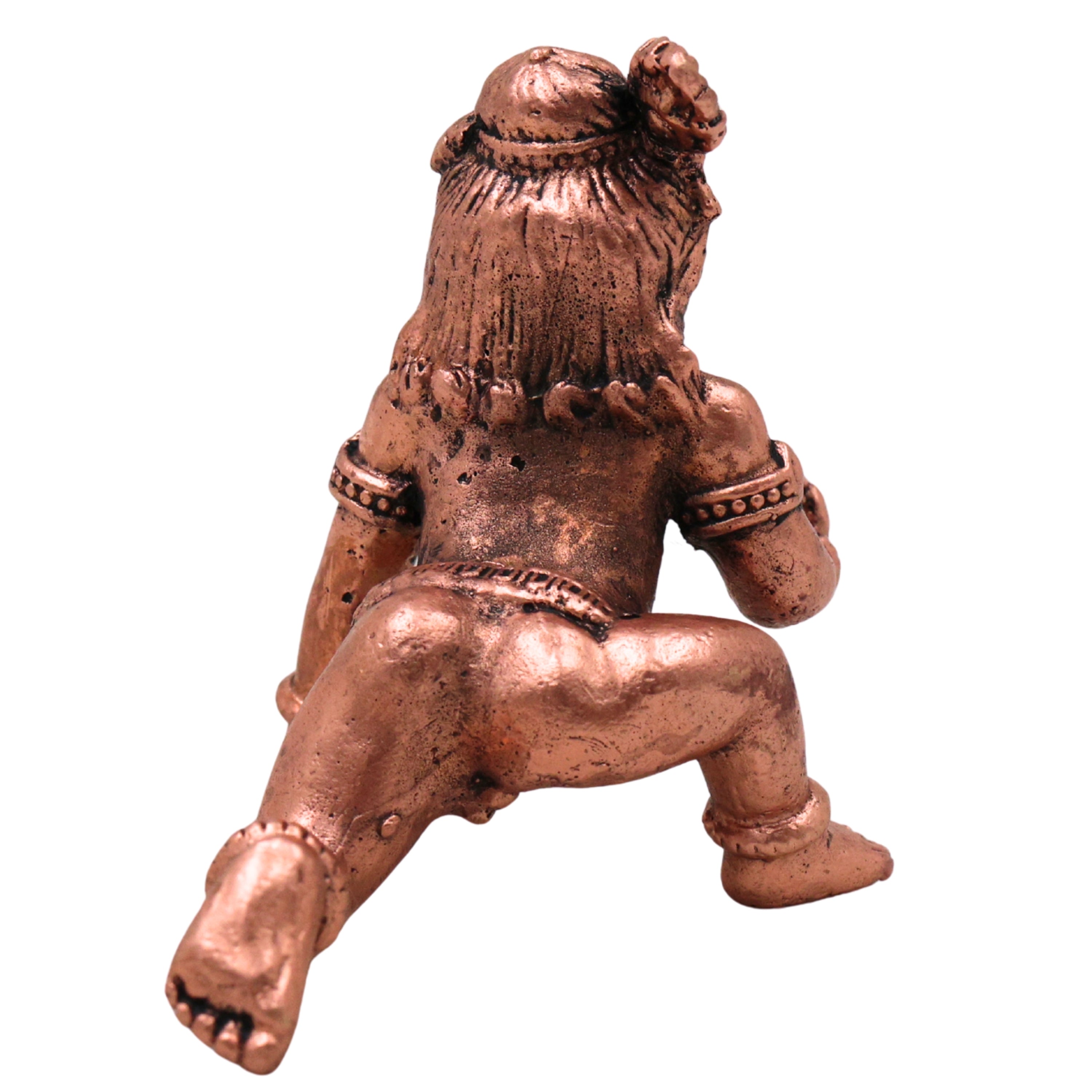 Copper Krishna Idol Tamra Govinda Gopala Murti Tamba Shyamsundar Madhava Murlidhar Vigraha for Pooja Mandir Home Decor Gift, Brown, 2 Inch, 1 Piece