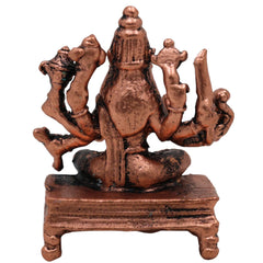Handcrafted Copper Varahi Amman Idol, Tamra Varahi Devi Murti, Thamira Varahi Amman Statue for Pooja, Home Decor & Gifts, Brown, 1.5 Inch, 1 Piece