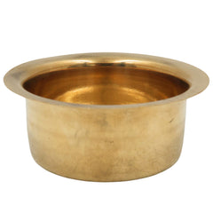 Brass Tumbler for Coffee Hotcase Tea Coffee Warmer Box, Traditional Brass Tmnler for Coffee Counter Hot Case Display, Heat Retention Cup for Café Restaurant & Home Use, Gold, 1.5 Inch, 1 Piece