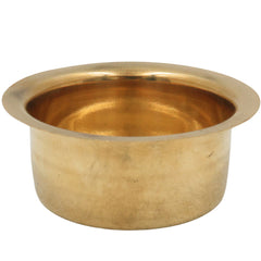 Brass Tumbler for Coffee Hotcase Tea Coffee Warmer Box, Traditional Brass Tmnler for Coffee Counter Hot Case Display, Heat Retention Cup for Café Restaurant & Home Use, Gold, 1.5 Inch, 1 Piece