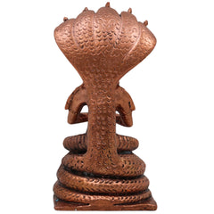Copper Manavala Mamunigal Idol, Tamra Varavaramuni Acharya Murti, Handcrafted Thamira Vaishnava Guru Statue for Puja, Decor & Gifts, Brown, 4.5 Inch, 1 Piece