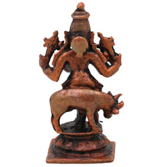 Copper Krishna Idol, Bal Krishna, Gopal, Govinda Statue for Pooja, Home Decor & Gifts, Brown, 1.5 Inch, 1 Piece