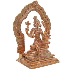 Bronze Varahi Devi Idol, Panchami Varahi Amman, Dandanayaki Varahi, Handcrafted Chola Art Panchaloha Statue for Pooja & Home Temple, Gold, 5 Inch, 1 Piece