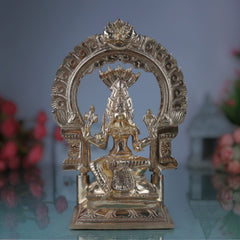 Bronze Mariamman Idol, Maari Amman | Samayapuram Mariamman | Yellamma Renuka Devi | Traditional South Indian Shakti Panchaloha Inspired Goddess Sculpture, Gold, 10 Inch, 1 Piece