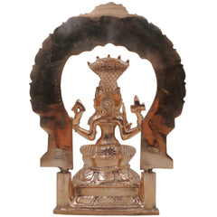 Bronze Mariamman Idol, Maari Amman | Samayapuram Mariamman | Yellamma Renuka Devi | Traditional South Indian Shakti Panchaloha Inspired Goddess Sculpture, Gold, 10 Inch, 1 Piece