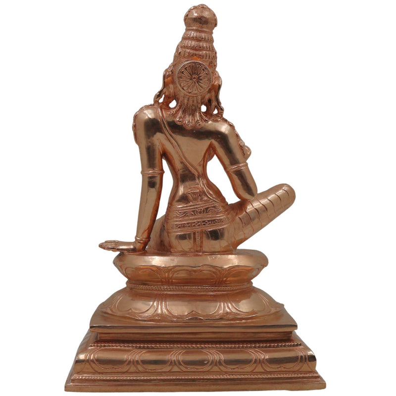 Bronze Parvati Gauri Uma Mahagauri Shakti Devi Idol | Handcrafted Panchaloha Kanchu Kamsya Chembu Sculpture | Traditional Chola Art South Indian Temple Style Murti for Home Decor & Pooja, Gold, 10 Inch, 1 Piece