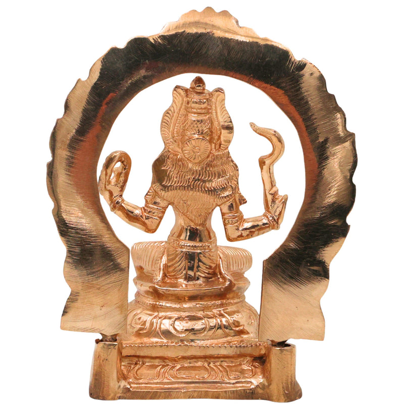 Handcrafted Bronze Bhagawathi Kali Idol | Mahakali Bhadrakali Shyama Dakshina Kali Panchaloha Chola Art Temple Sculpture, Gold, 6 Inch, 1 Piece