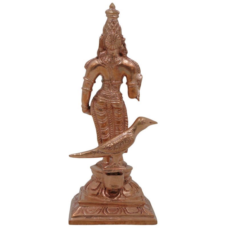 Bronze Shani Dev Idol, Shanishwara Murti, Shanidev Statue, Shanaishchara Swamy Vigraham, Saneeswara Silai for Home Temple, Vastu, Pooja & Spiritual Decor, Gold, 5 Inch, 1 Piece