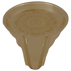 Brass Abhisheka Patra for Deity, Abhishekam Somasutra, Pooja Vessel for Mandir & Home Rituals, Gold, 1 Inch, 1 Piece