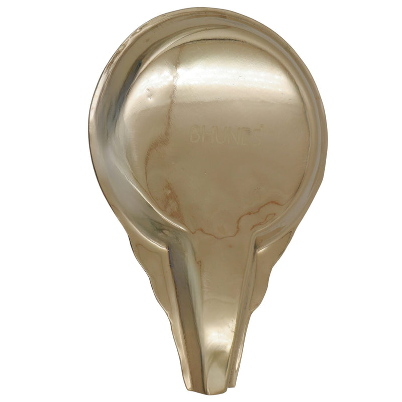 Brass Abhisheka Patra for Shiva Lingam, Abhishekam Kalasha Jaladhara Snana Vessel for Pooja & Temple Rituals, Gold, 1 Inch, 1 Piece
