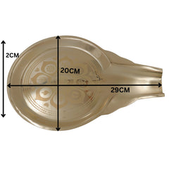 Brass Abhisheka Patra for Shiva Lingam, Abhishekam Jaladhara Kalasha Pooja Vessel, Gold, 1 Inch, 1 Piece