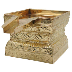 Brass Abhisheka Patra for Shiva Abhishekam, Mahadev Shankar Lingabhishek Pooja Vessel Kalash Patram, Gold, 4.5 Inch, 1 Piece