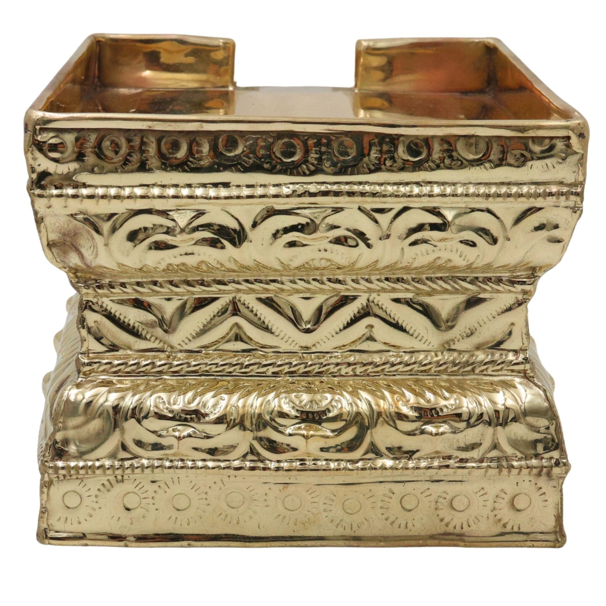 Brass Abhisheka Patra for Shiva Abhishekam, Mahadev Shankar Lingabhishek Pooja Vessel Kalash Patram, Gold, 4.5 Inch, 1 Piece