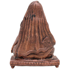 Copper Raghavendra Swamy Idol, Sri Guru Rayaru Mantralaya Vigraham,Tamra Raghavendra Swami Murti for Home Pooja & Decor, Brown, 3 Inch, 1 Piece