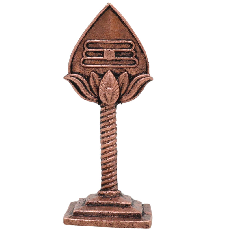 Copper Murugan Vel Idol,Tamra Velayudham, Skanda Subramanya Kartikeya Shakti Vel for Puja & Home Temple, Brown, 2.5 Inch, 1 Piece